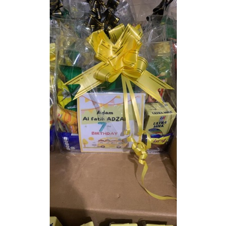 PAKET snack Ultah Custome Pickup