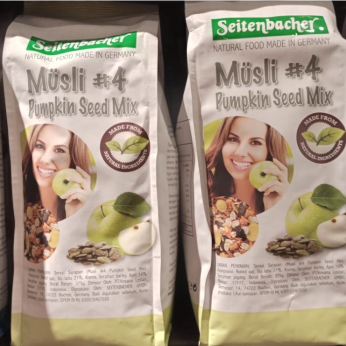 

Seitenbacher musli #4 pumpkin seed mix 375gr