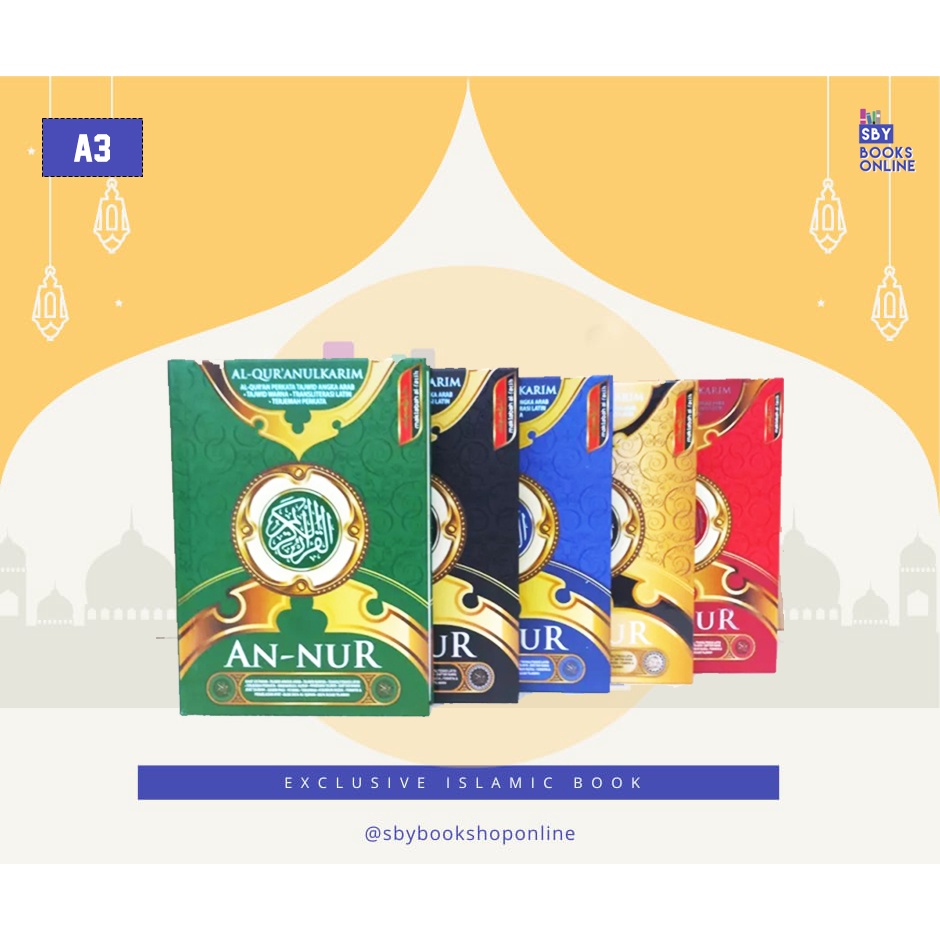 Al Quran THE BIG An Nur A3 Terjemah Tajwid Warna Alfatih – AL-QURAN LATIN PER KATA TERJEMAHAN – Qur’