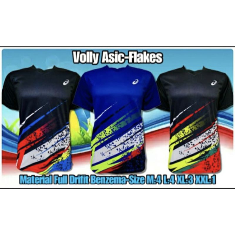 Kaos Voli / Baju Voli / Atasan Voli / Baju Voli Badminton / Jersey Badminton / Jersey Voli Printing
