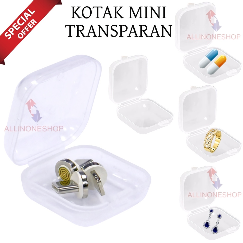 KOTAK MINI OBAT / KOTAK MINI /KOTAK PENYIMPANAN PERHIASAN / OBAT KOTAK ORGANIZER TRAVELLING MINI PORTABLE