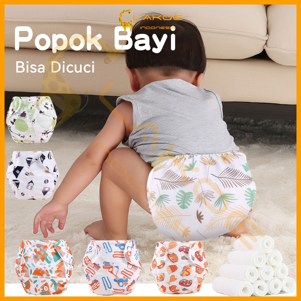 Popok Kain Clodi Bayi cuci ulang cloth diaper newborn