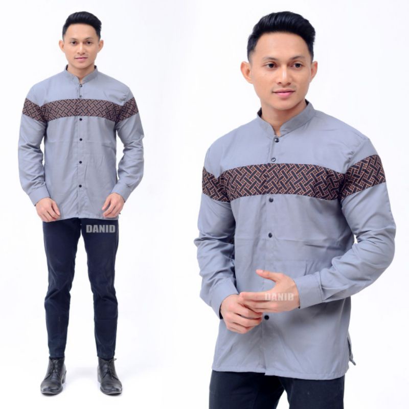 Baju Koko dewasa terbaru lengan panjang banyak warna