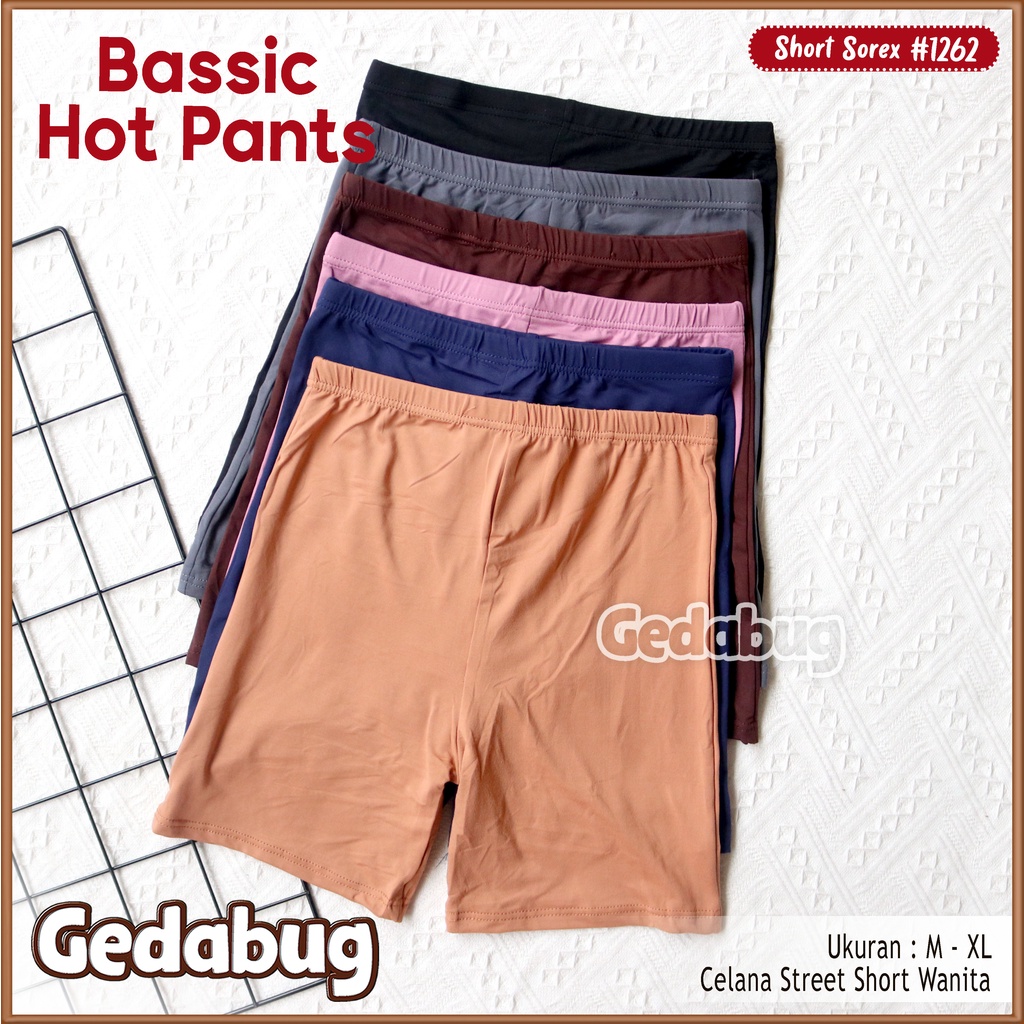Celana Dalam Super Soft Boxer Wanita Sorex 1262 Daleman Lembut Boxer Perempuan Basic Hot Pants | Gedabug