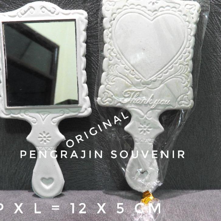 Sedang Ramai  Souvenir Cermin Putih Kemas Souvenir Pernikahan Kaca Putih Sovenir Unik Murah Souvenir
