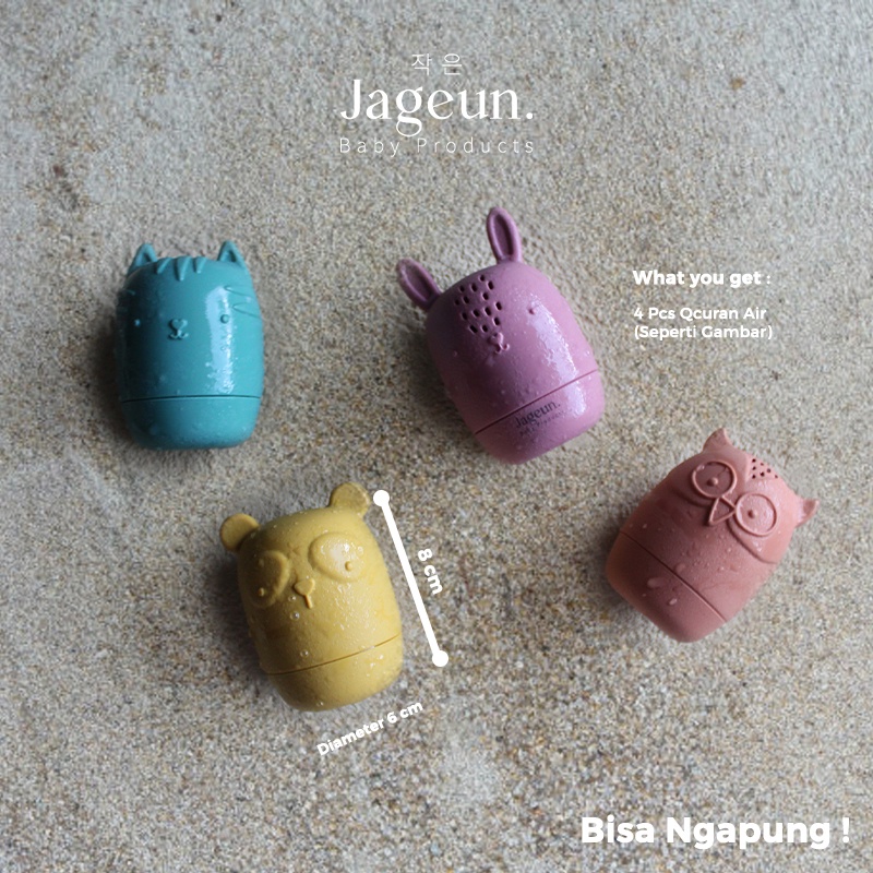 JAGEUN Bath Shower Silicone Toy | Mainan Mandi Kucuran Keramas Anak Bayi