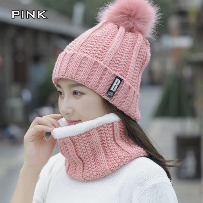 Topi Topi Bucket Wool Bulu Winter Korea Fashion Import