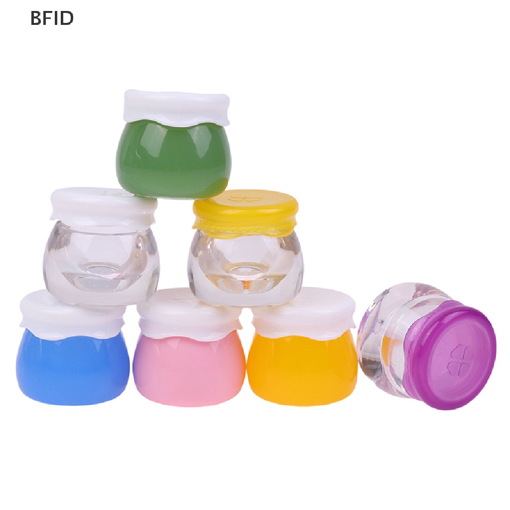 [BFID] 1pc Toples Selai Akrilik Transparan Botol Cream Wajah Wadah Bumbu Portable [ID]