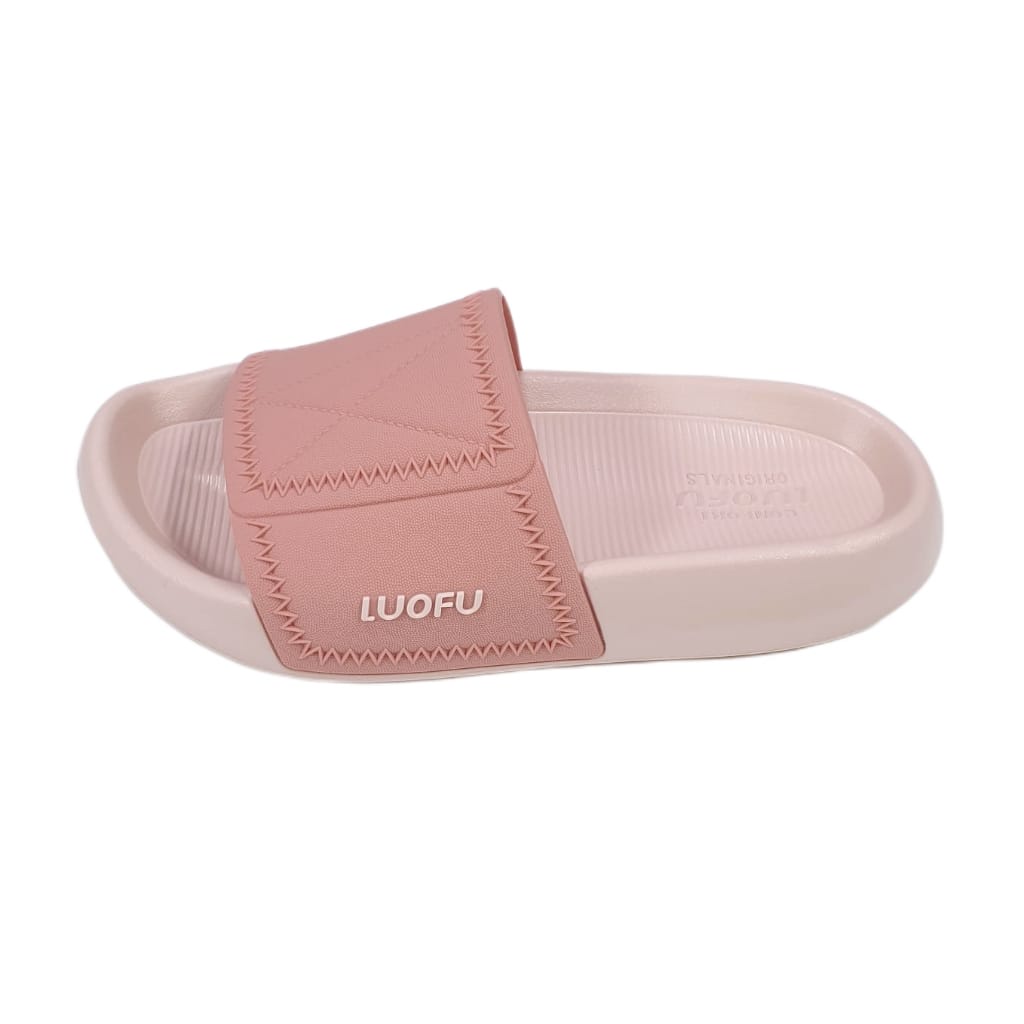 LUOFU ORIGINAL sandal karet empuk murah wanita selop sendal cewek import E7210E01DC