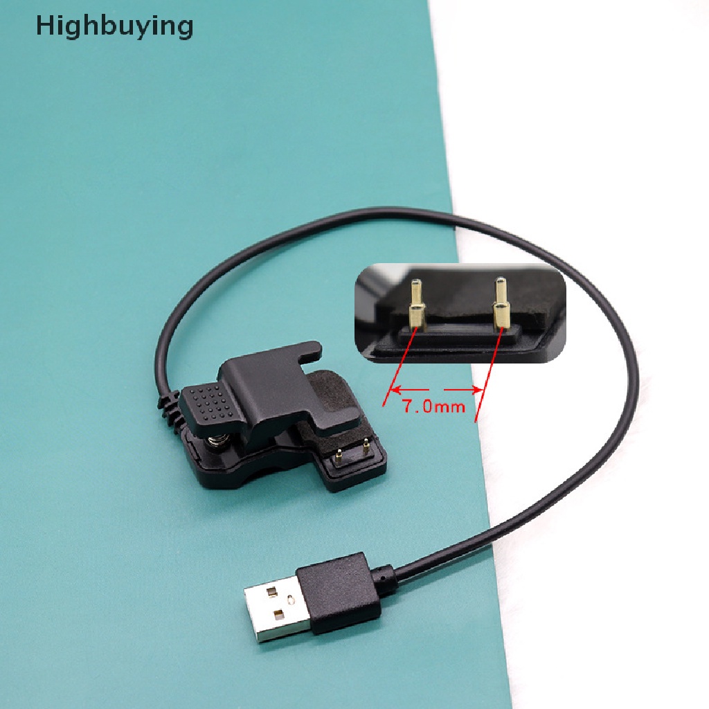 Hbid Tw64 Untuk Smart Watch Universal Usb Charging Kabel Hitam2Per3Pin Charger Klip Glory