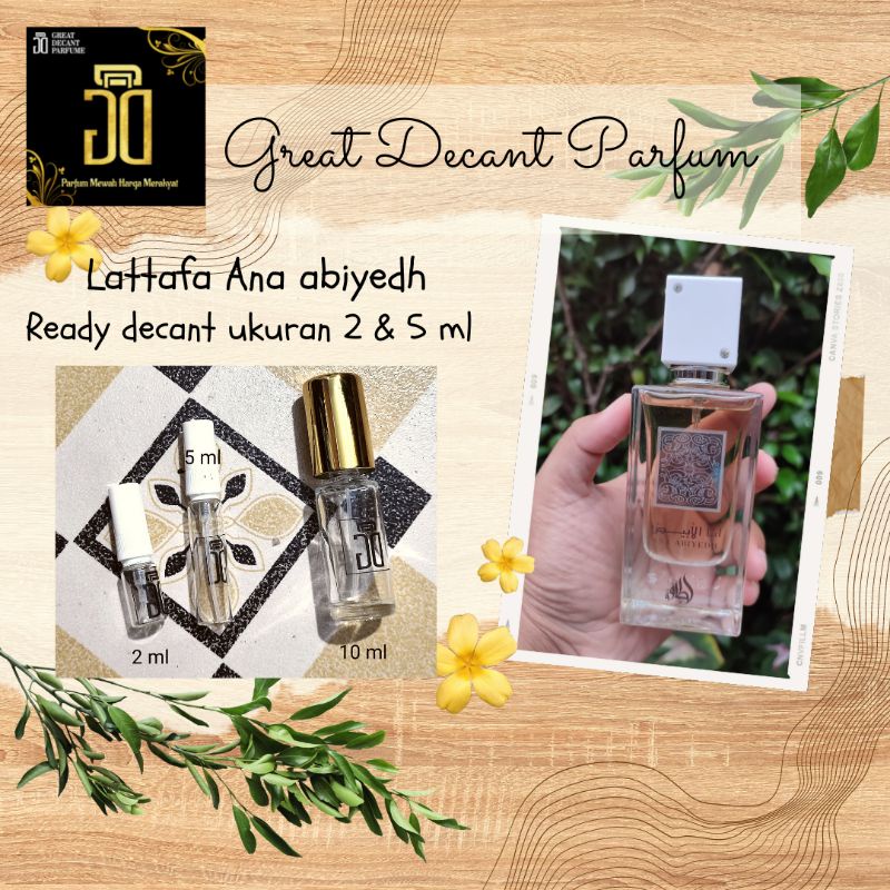 Latafa ana abiyedh parfum decant mirip cedre bleu