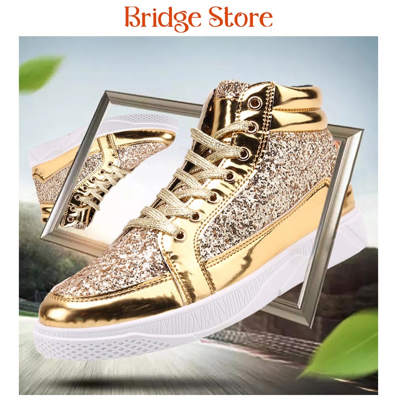 Sepatu Sneakers Wanita Import - Sneakers HS MICHAEL Sparkling / Sepatu Fashion Perempuan