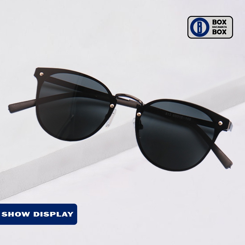 Kacamata Hitam Kotak Tren Style Sunglasses Polarized Anti Silau UV400 TR90 fashion pria dan wanita 813