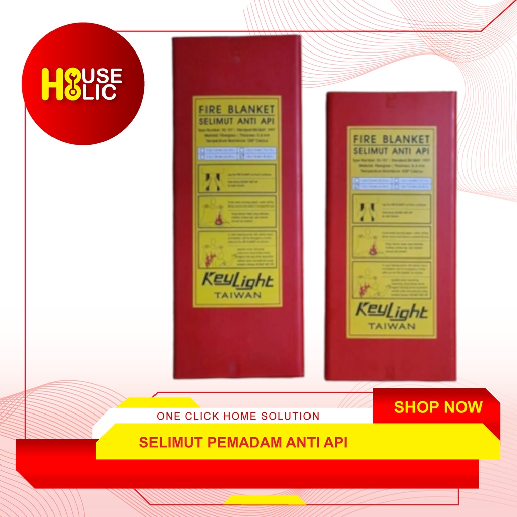 Selimut Kain Pemadam Anti Api Kebakaran / Fire Emergency Blanket Cover