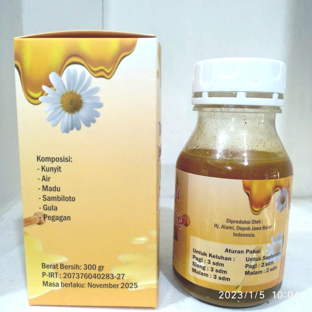 

Racik Madu Induk Kunyit Tradisional Mujarab 300 gr (Kemasan Baru)