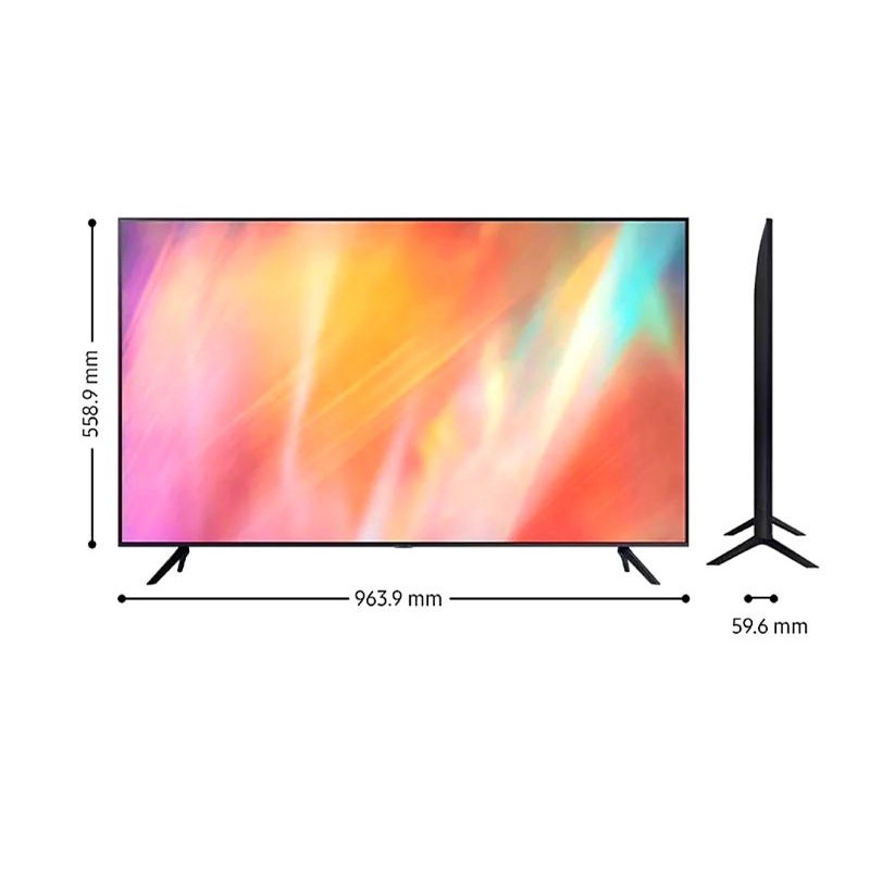 LED TV SAMSUNG 43 Inch UA43AU7000 DVB2 Digital UHD 4K SMART TV