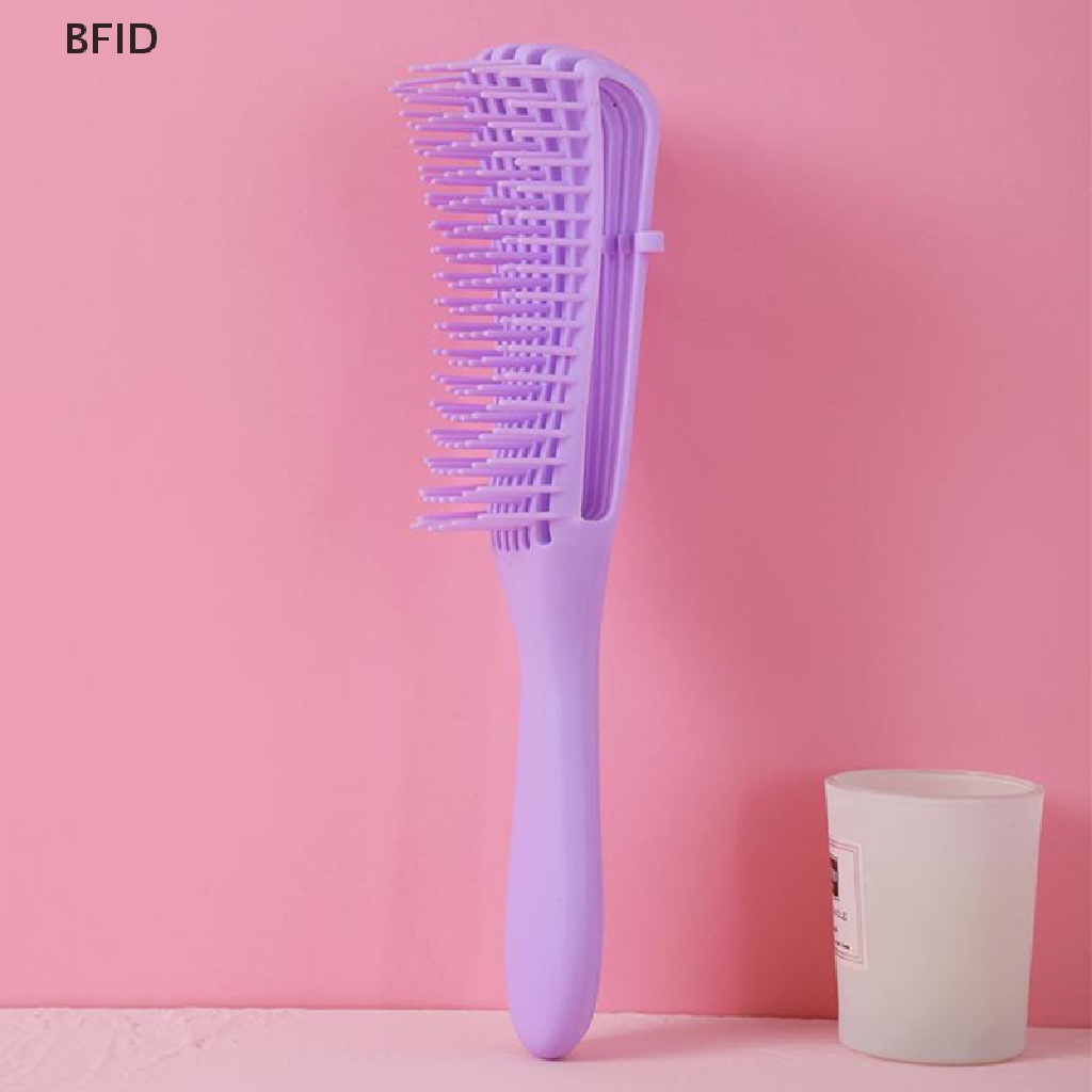 [BFID] Dropshipping Detangling Sikat Rambut Pijat Kulit Kepala Keriting Rambut Wanita Sisir Hairbrush [ID]