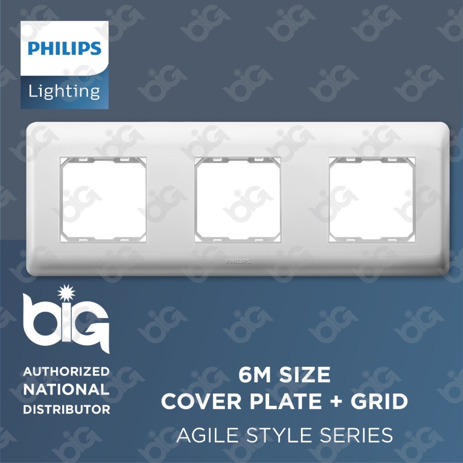 PHILIPS AgileStyle 6M Size Cover Plate Agile Style Modular