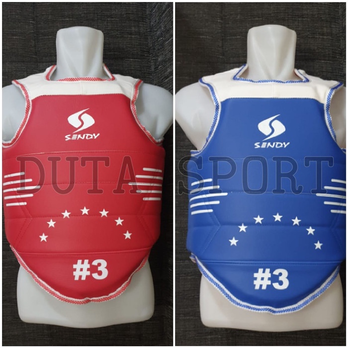 Body Protector Taekwondo Hugo Dua Sisi Sendy Original