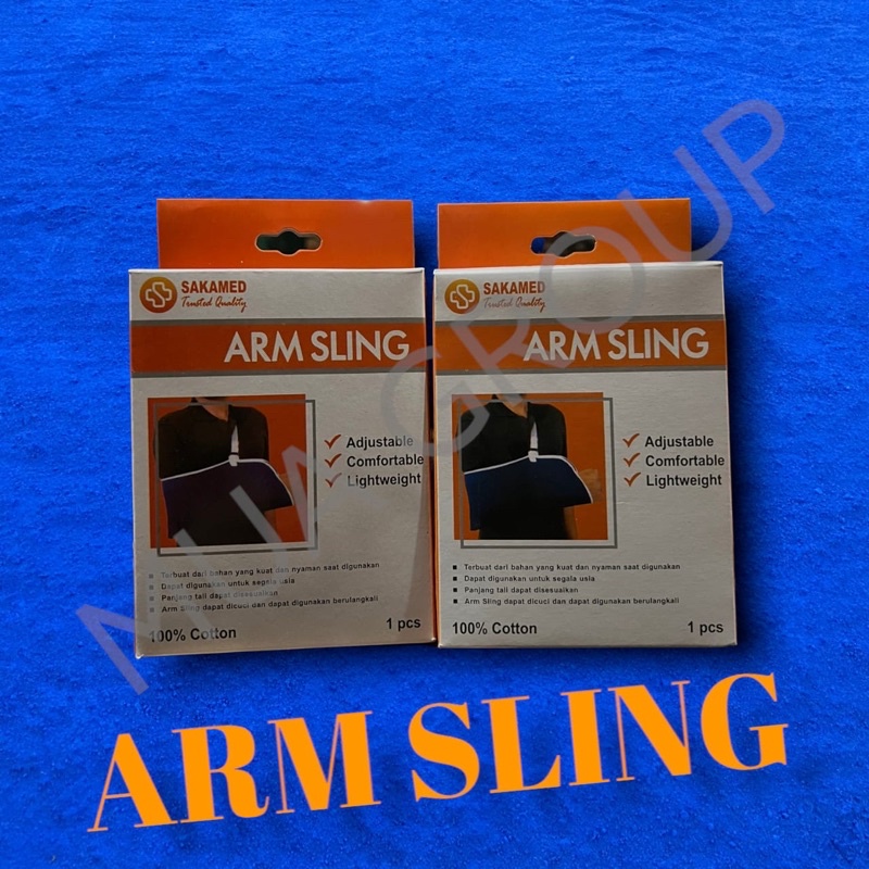Arm Sling Sakamed S M L XL Penyangga Tangan Gendongan Tangan