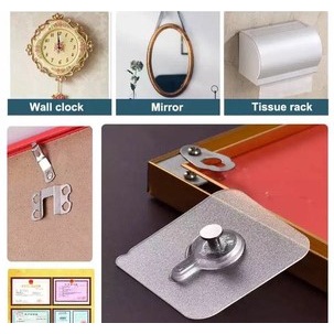 TEMPELAN HOOK BAUT PAKU / TEMPELAN DINDING AJAIB BAUT GANTUNGAN HOOK MAGIC TEMPEL PEREKAT TANPA BOR