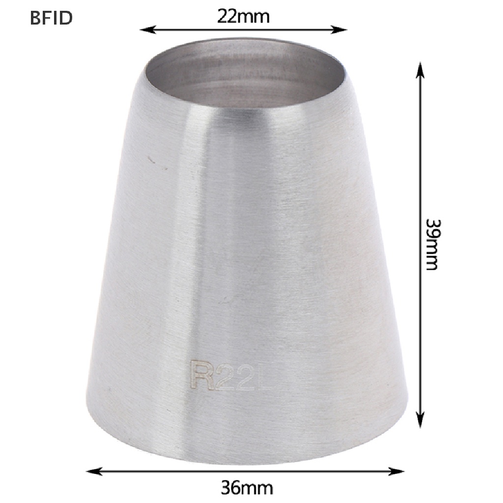 [BFID] R22l Round Piping Tip Decorag Nozzle Pastry Tips Fondant Alat Kue Kering [ID]