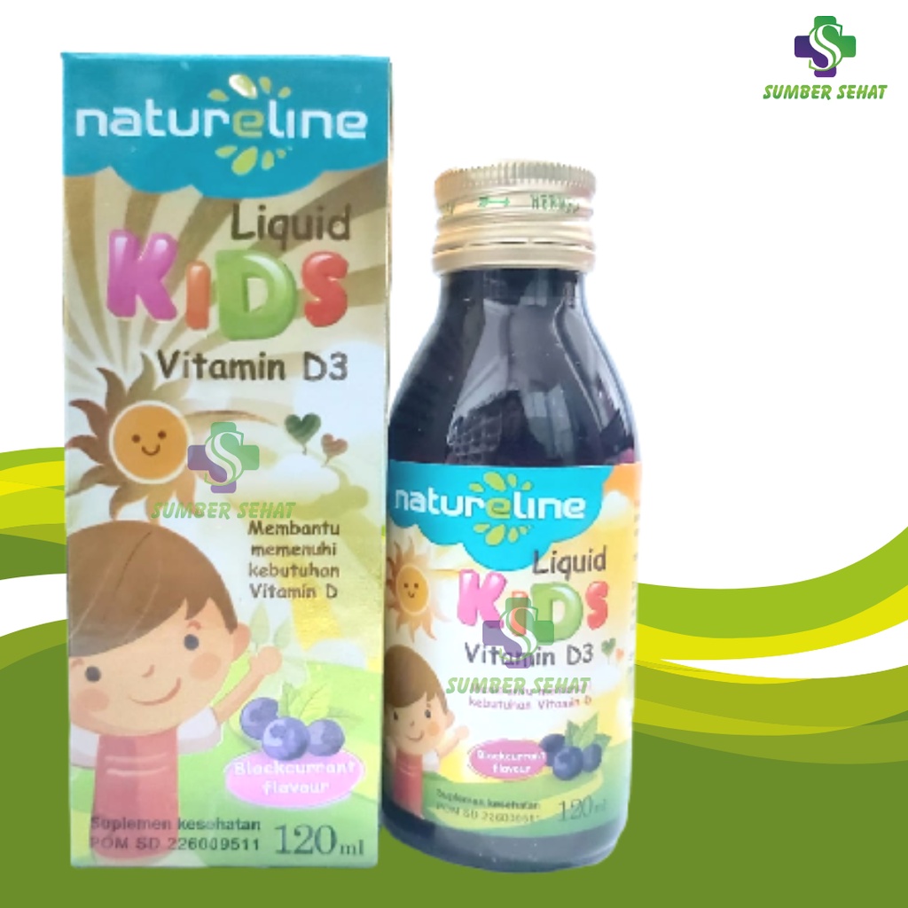 NATURELINE LIQUID KIDS VITAMIN D3 BOTOL 120 ML