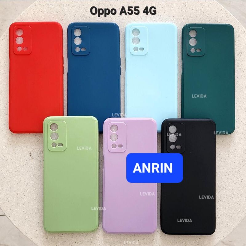 OPPO A55 4G CASE MACARON SQUARE CASING SOFTCASE SILIKON