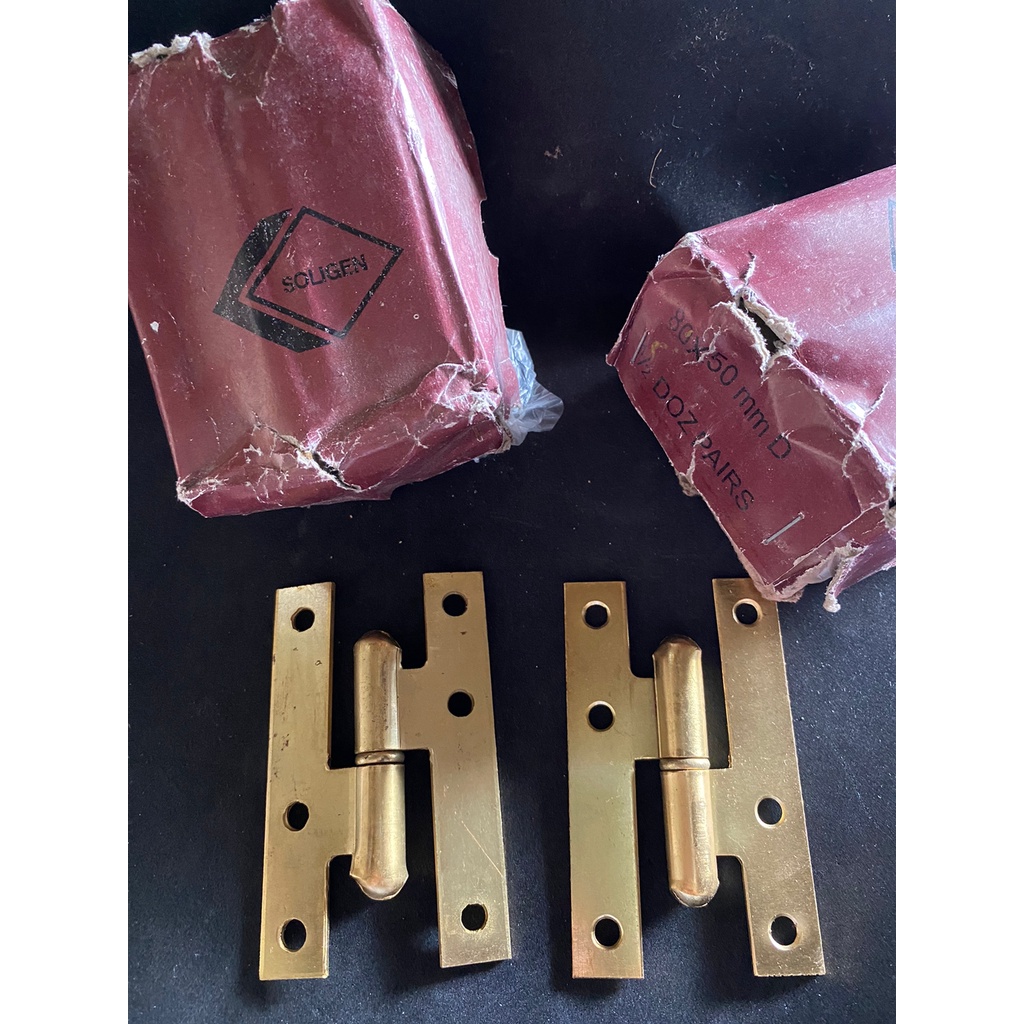 ENGSEL H COPOT CABUT KUNINGAN TEBAL SOLIGEN ENGSEL JENDELA