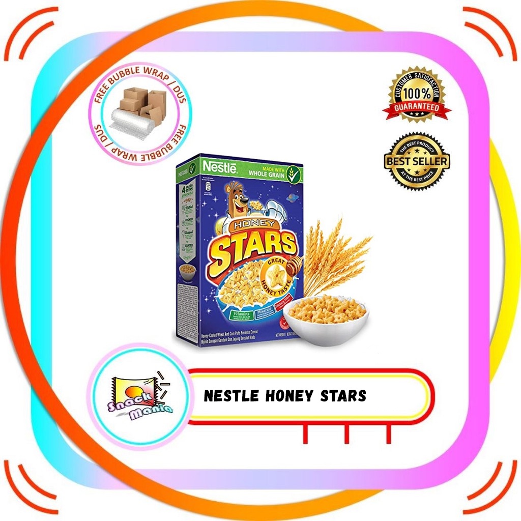Nestle Honey Stars Cereal 300 gr Sereal Gandum dengan Madu