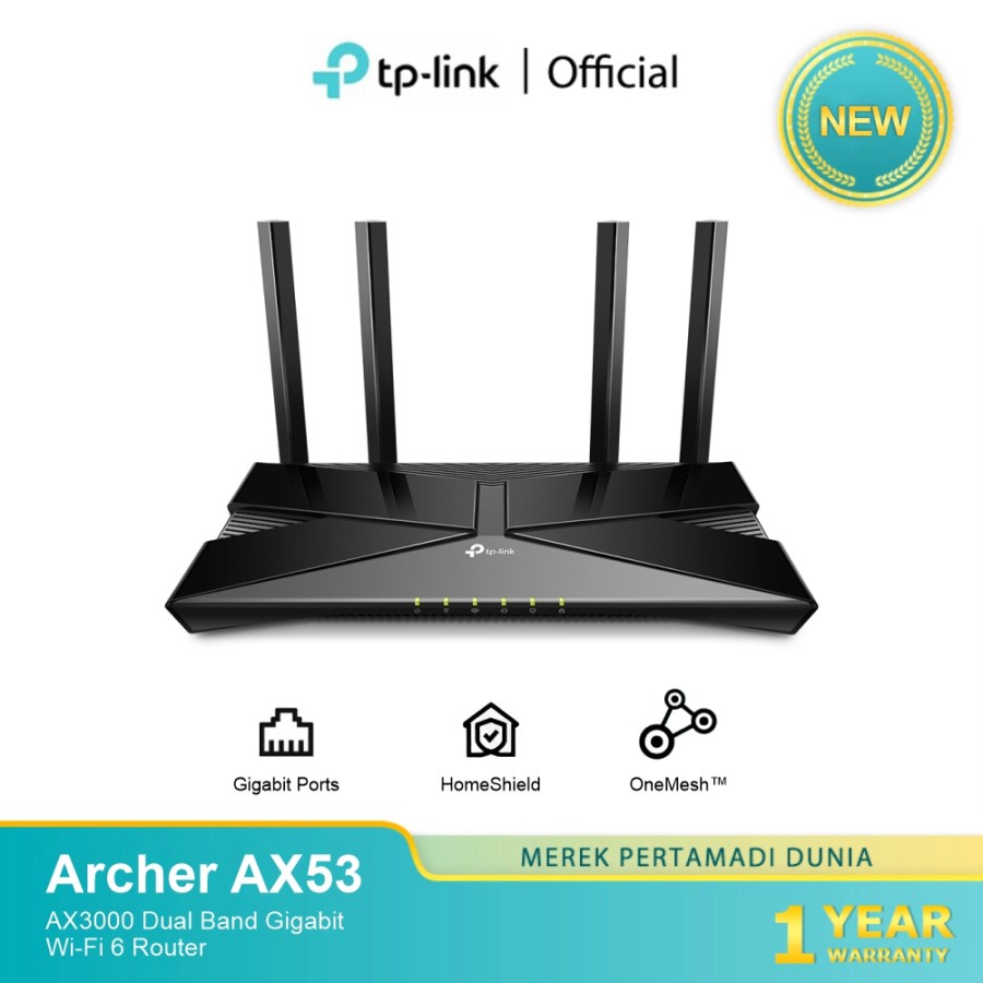 TP-LINK Archer AX53 AX3000 Dual Band Gigabit Wireless WiFi 6 Router