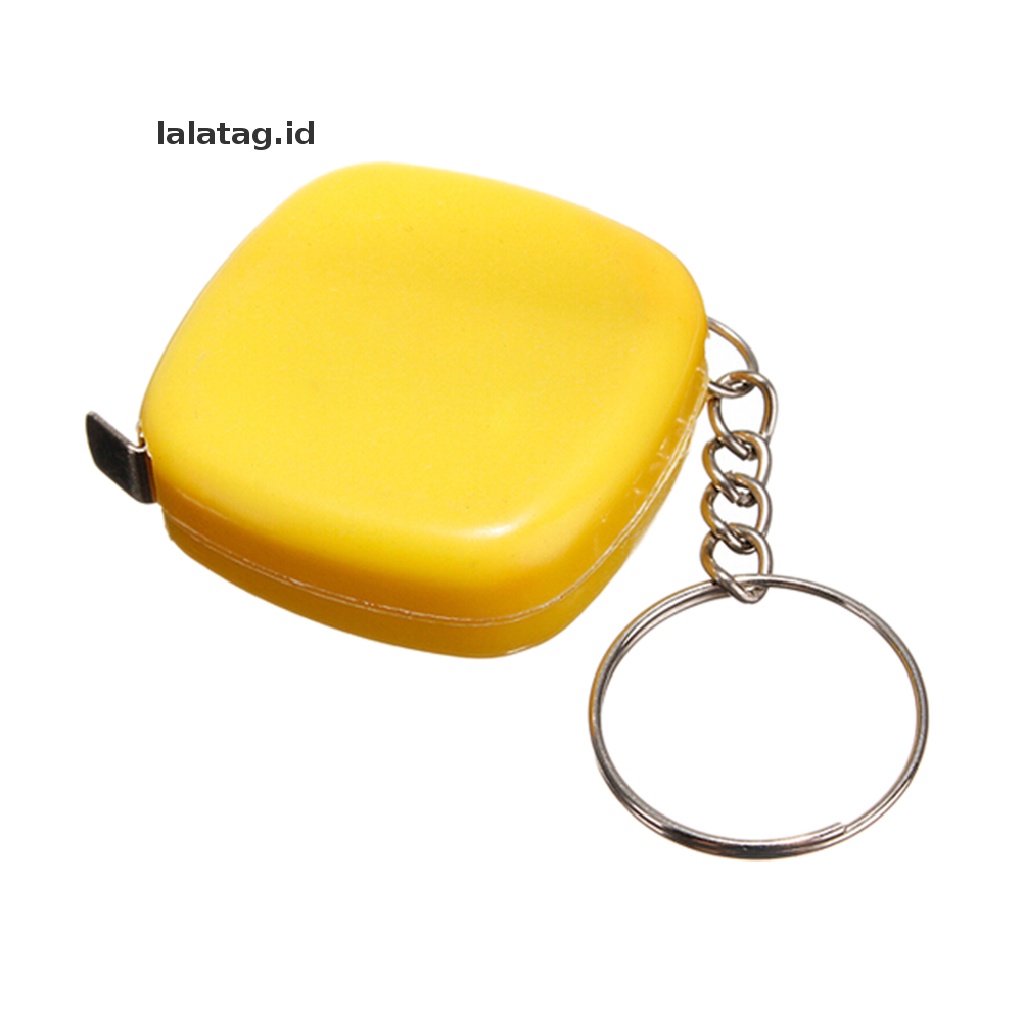 [lalatag] Style New Mini Keychain Gantungan Kunci Mudah Ditarik Tape Measure Tarik Penggaris 1M [ID]