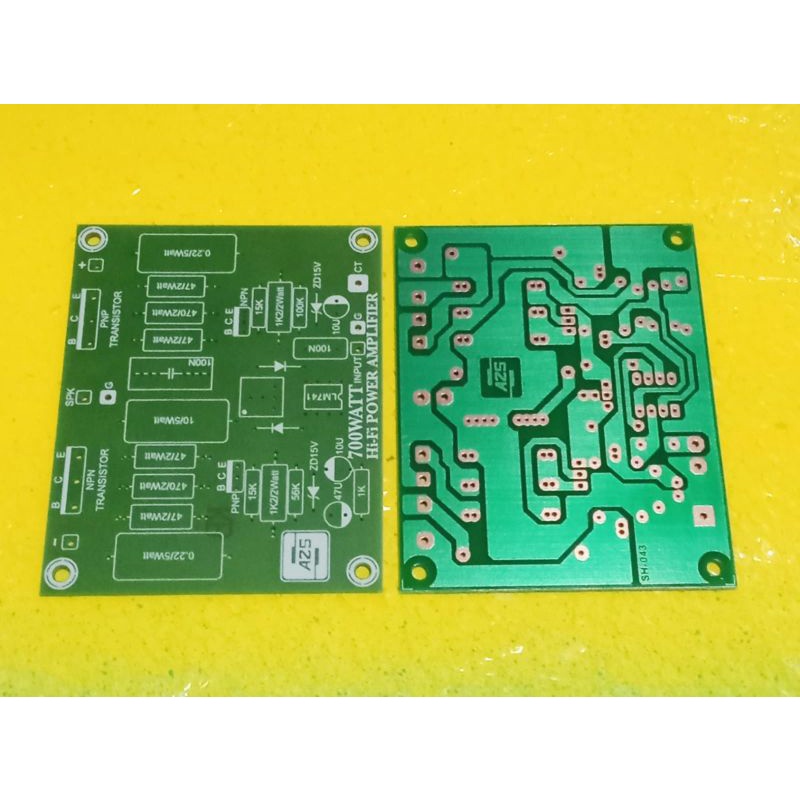 Jual Pcb Power Amplifier Ocl W Mono Out Colektor Shopee Indonesia