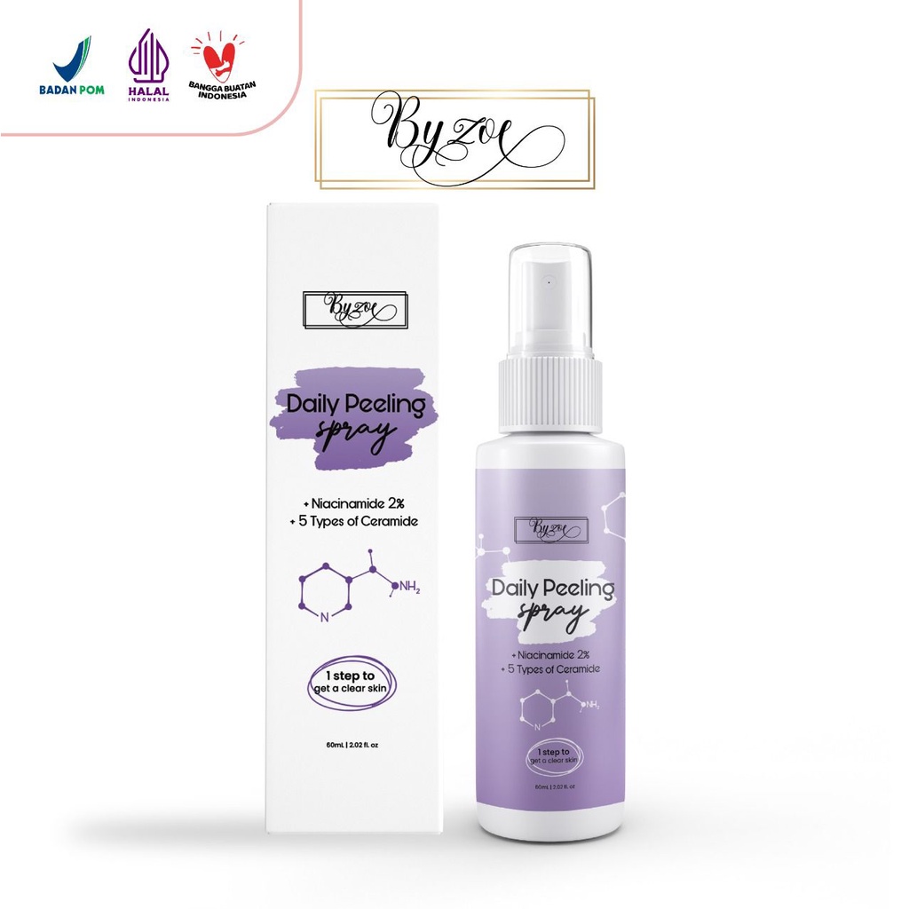 Byzoe Daily Peeling Spray for Scar and Underarm Pembasmi Bekas Luka