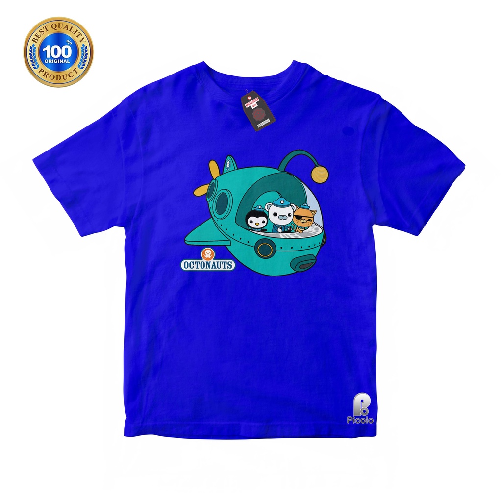 BAJU ANAK KAOS ATASAN ANAK MOTIF OCTONAUTS UNISEX Bahan COTTUN (FREE NAMA)