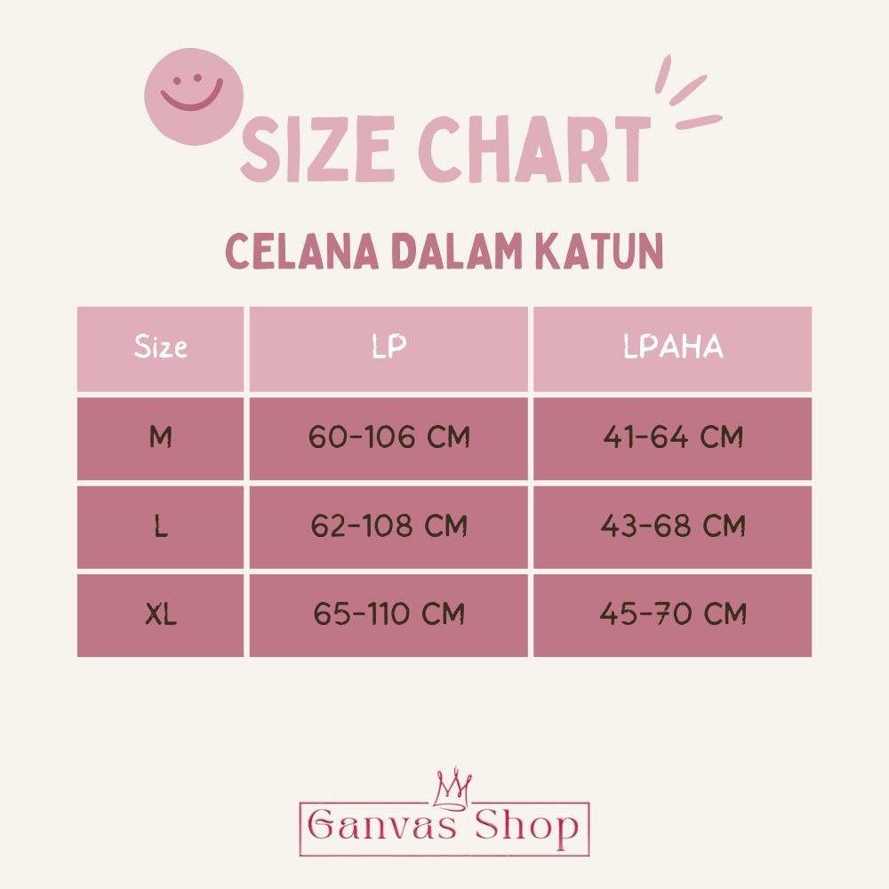 Celana Dalam Wanita Jepang Katun Motif Smile