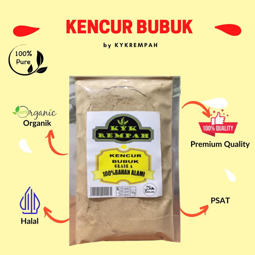 

KENCUR BUBUK [100 GRAM] - Kaempferia Galanga