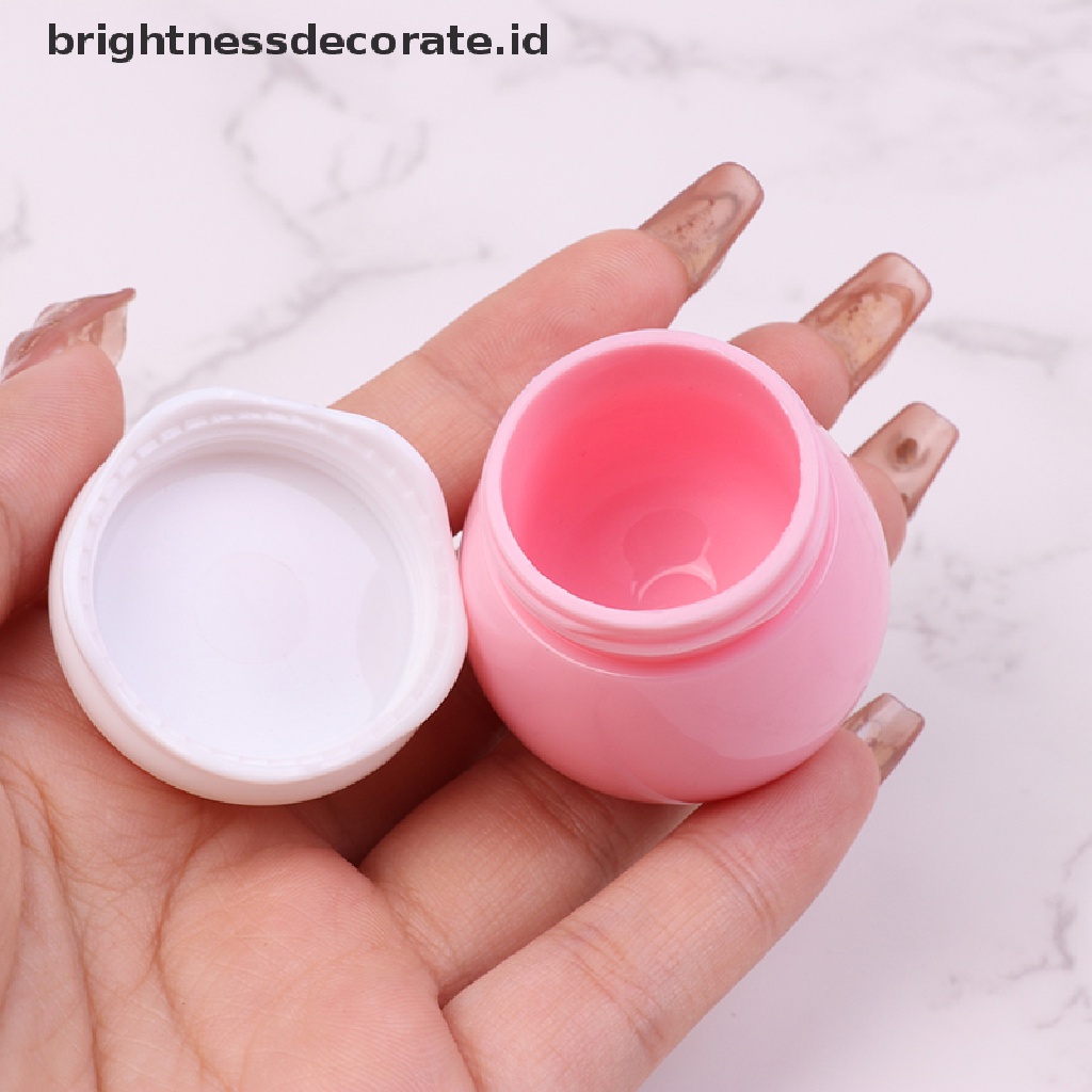 [Birth] 1pc Toples Selai Akrilik Transparan Botol Cream Wajah Wadah Bumbu Portable [ID]