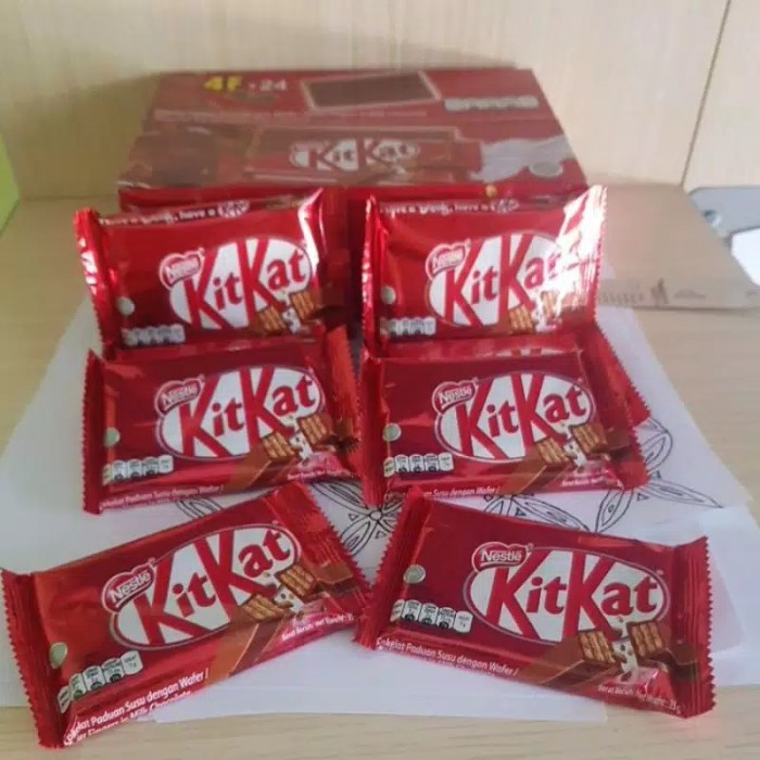 

Kitkat Kit Kat Coklat 4F Finger Chocolate (per box) Murah Sale