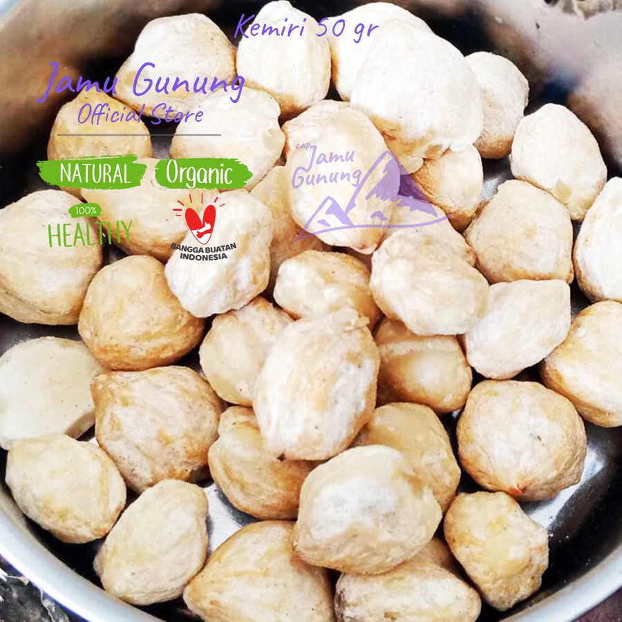 

Kemiri Bulat 50 gr Grade A Super - Asli Hutan