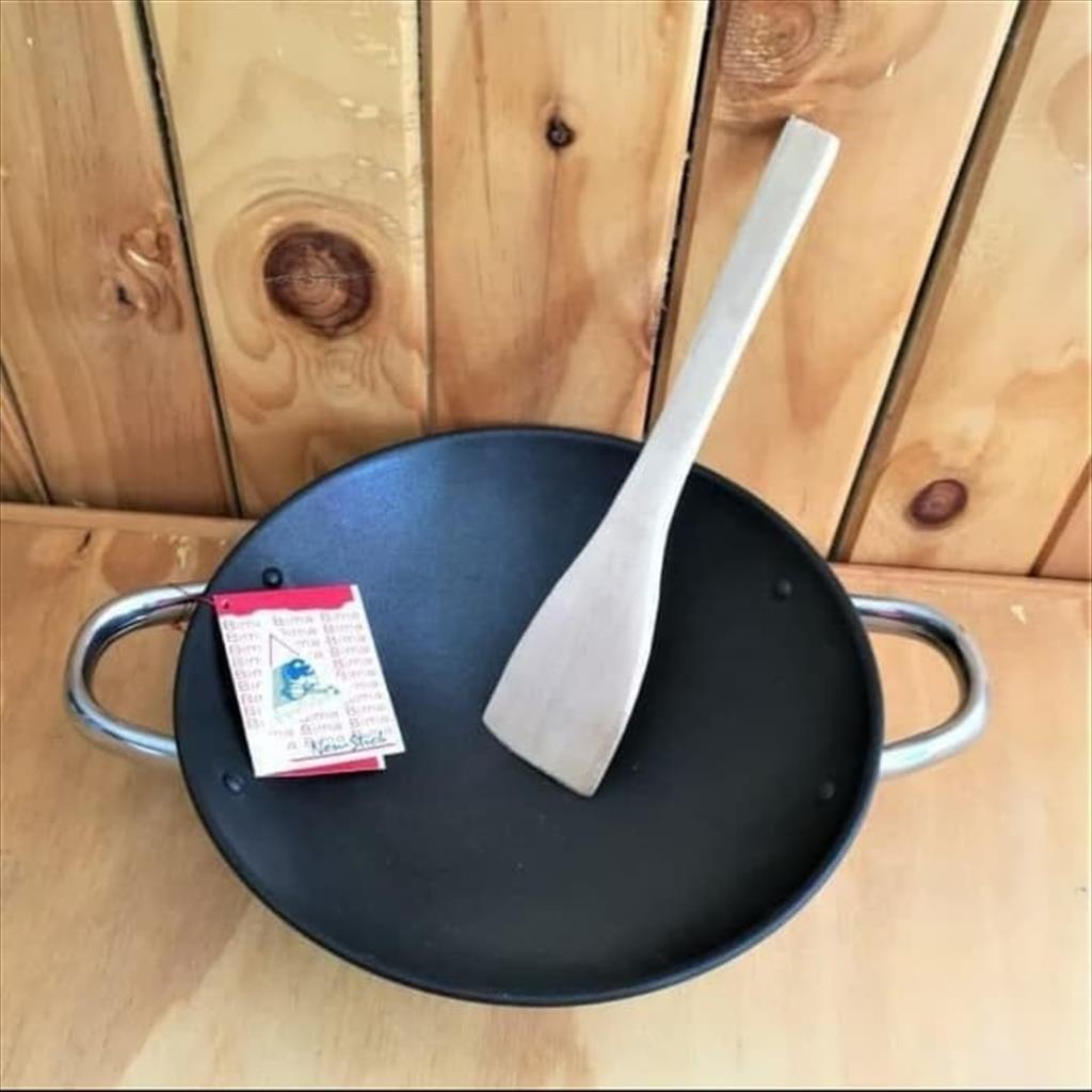 BIMA WAJAN STICK HITAM NON STICK 26 CM NS049  ANTI LENGKET FRY PAN