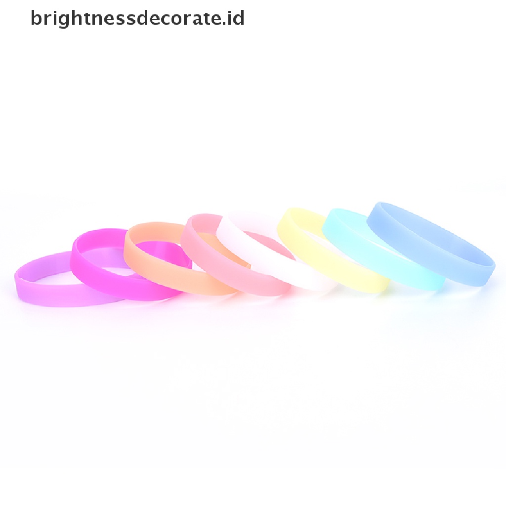 [Birth] Gelang Tangan Karet Silikon Glow In The Dark Noctilucous [ID]