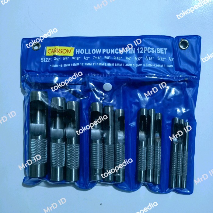 

Kol Mata Plong Set 12Pcs Hollow Punch Set 12 Pcs