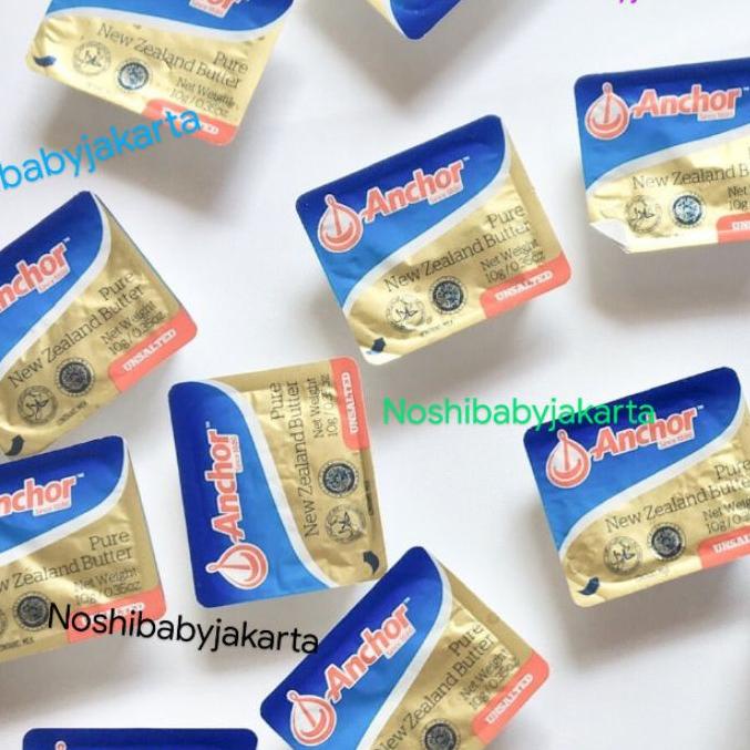 

PROMO[HJ]-Anchor unsalted butter mini isi 10 pcs HALAL MUI