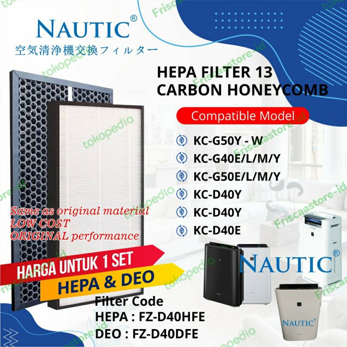 Purifier Filter Oem Sharp Fz-D40Hfe - Hepa+Humudifier Filter
