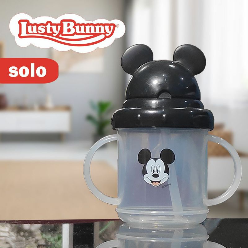 Cup Handle Disney Mickey Sedotan Lipat DMM3014 Lusty Bunny - Hitam