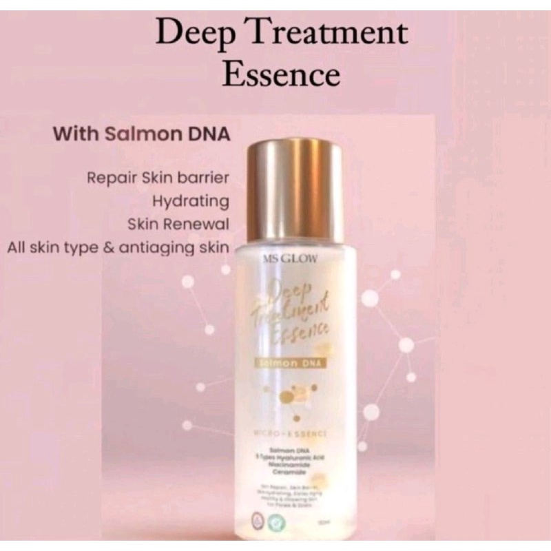 MS GLOW DEEP TREATMENT ESSENCE SALMON DNA - MS GLOW SKIN HEALER