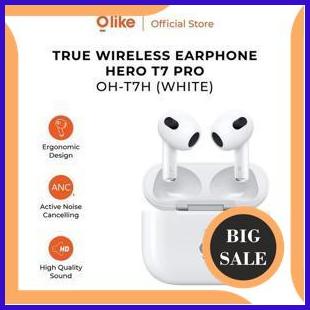 suku cadang Olike True Wireless Earphone Hero T7 Pro Bluetooth 5.3 ANC Wireless Charging TWS Earphon