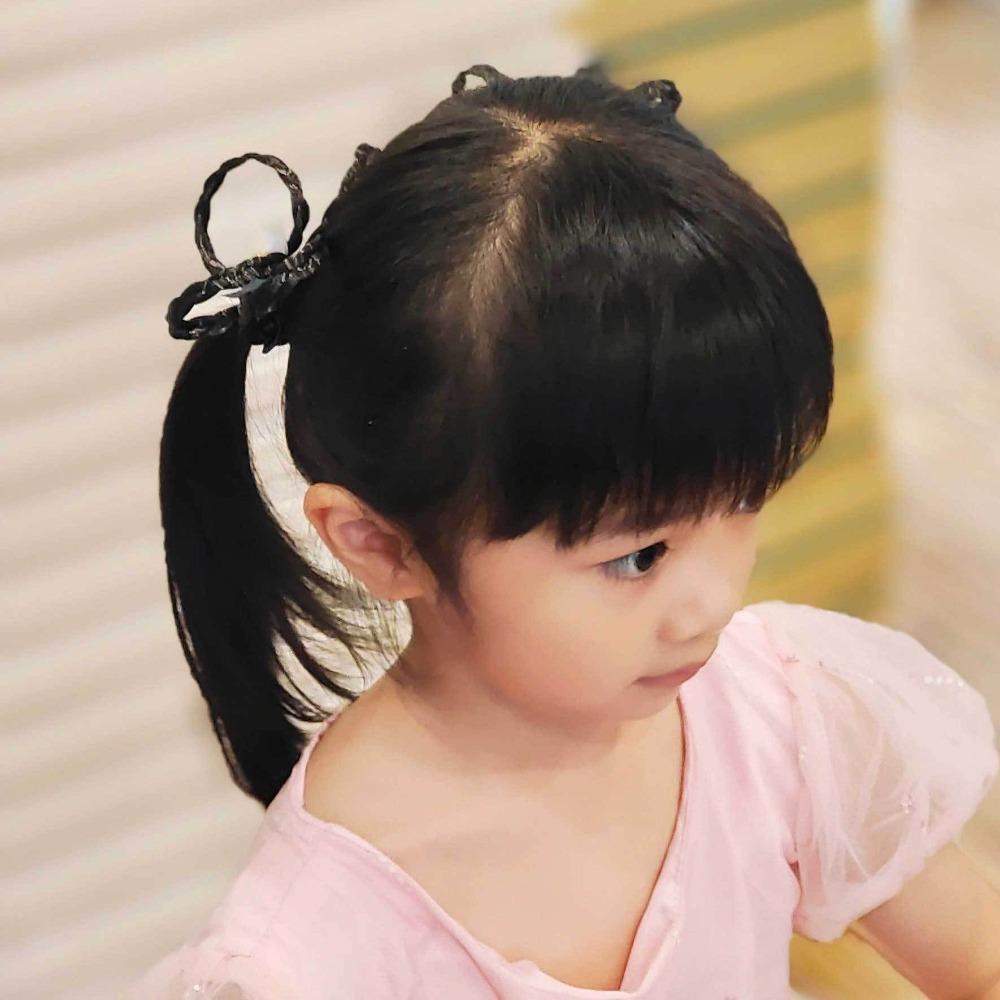 Mxbeauty Hanfu Kepang Jepit Rambut Pesta Bergelombang Alami Berbulu Lucu Putri Anak Hiasan Kepala Manis Gaya Cina Kuno Ornamen
