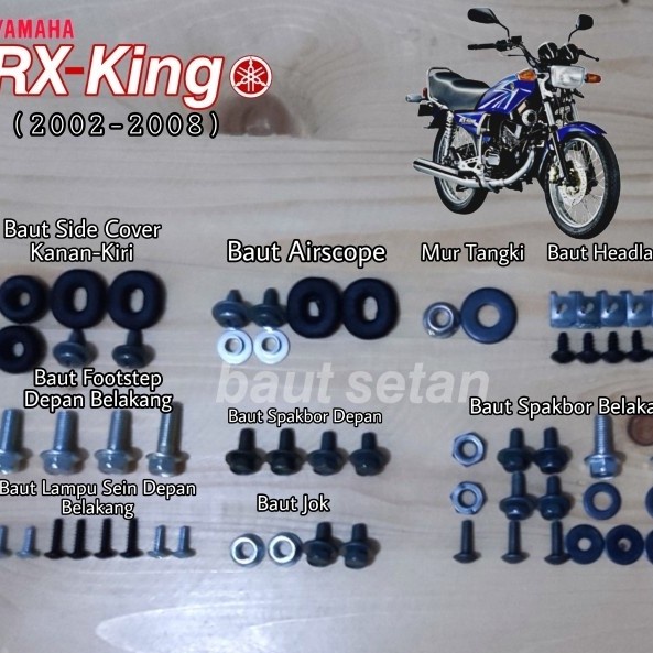 Baut Full Body Yamaha RX King/Baut Full Set Body RX King